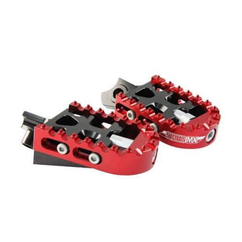 Footpegs Adjustable SUZUKI Red 70-AFSU-04R
