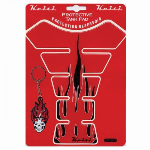 KEITI Tank Pad Universal Flames Red