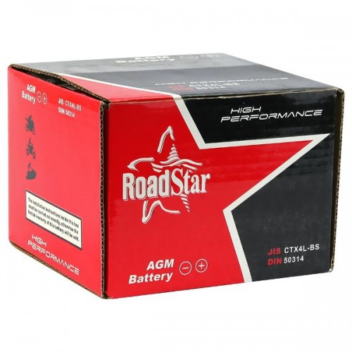 ROADSTAR MF AGM CTX4L-BS CTN 8
