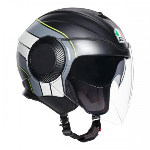 AGV Orbyt Brera Matt Black/Grey/Yellow Fluo