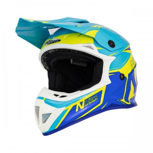 NITRO MX620 PODIUM JNR YELLOW/BLUE RANGE
