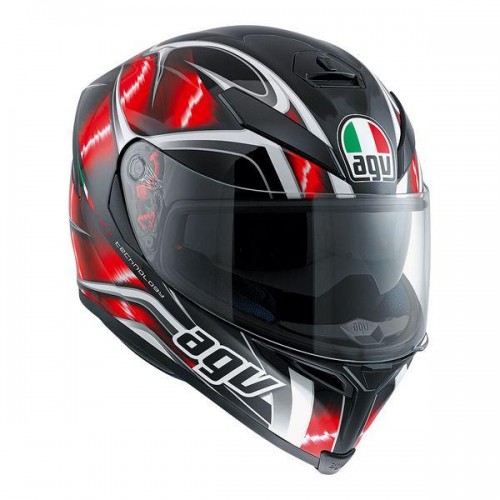 agv k5 drift K5-S Vulcanum The Ultravision scratch K5-S Thunder Helmet (Matt Black|White|Red)