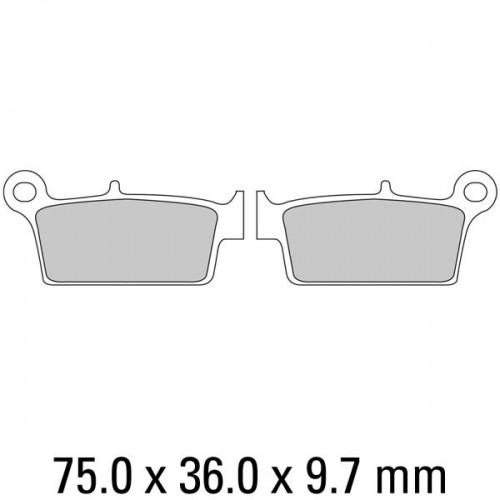 FERODO Brake Disc Pad Set FD539EF