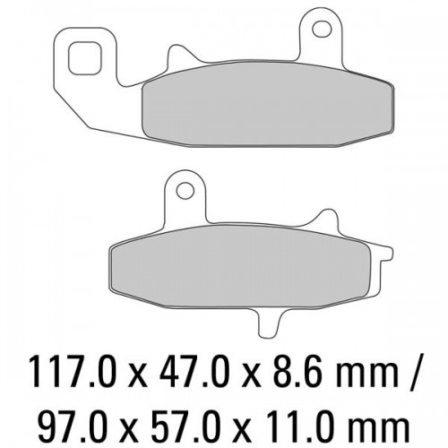 FERODO Brake Disc Pad Set FDB606P