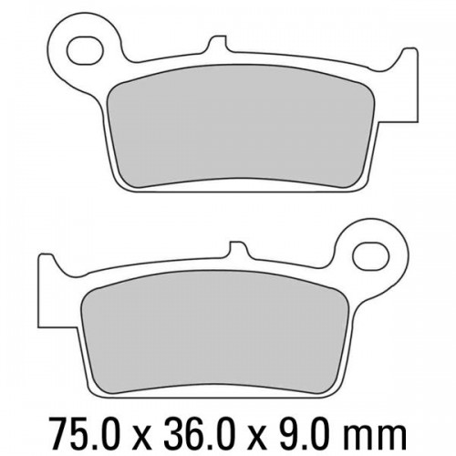 FERODO Brake Disc Pad Set FDB672AG