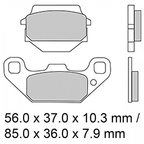 FERODO Brake Disc Pad Set FDB2013SG