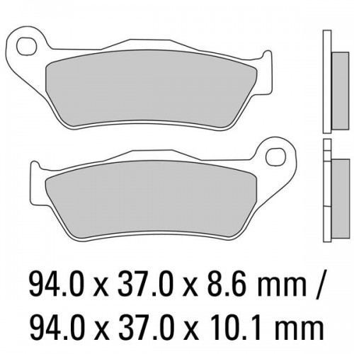 FERODO Brake Disc Pad Set FDB2039EF