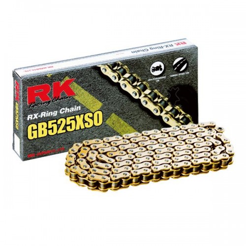 RK 525XSO x 120L X Ring Chain Gold RL