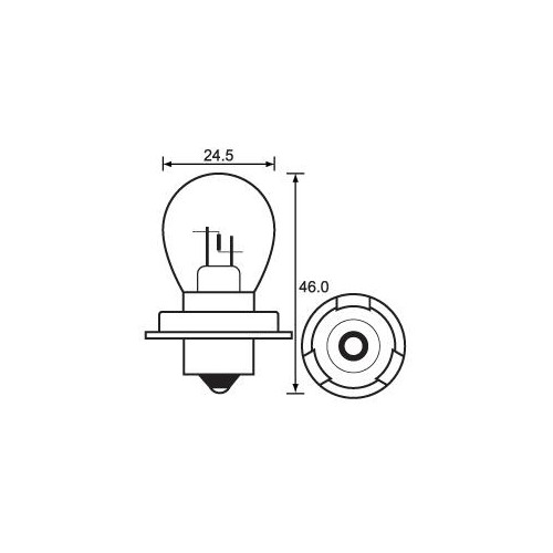 Bulb 12V 15 P26S Scooter (1)