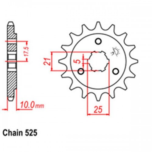 Front Sprocket SUZUKI 525 31-31D-15