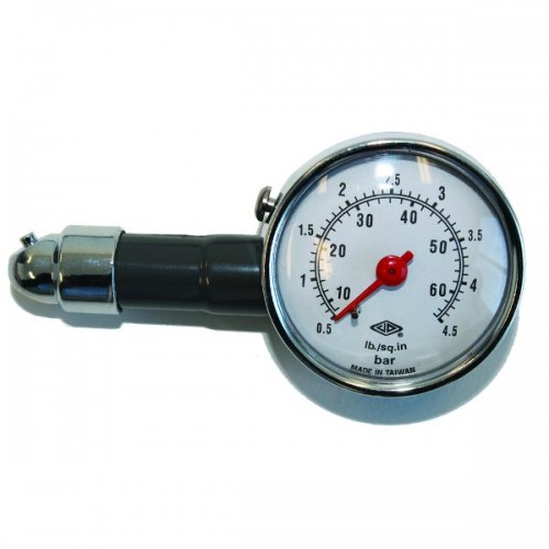 JD Tyre Gauge Dial 10-60Lb Steel Body