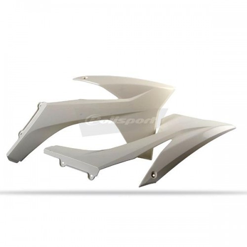 Radiator Scoops KTM SX/SX F 11 White