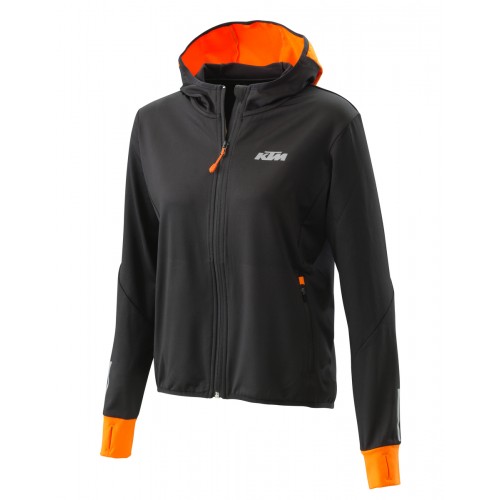 WOMEN EMPHASIS ZIP HOODIE