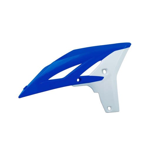 Rtech Yamaha YZF 250 OE 2010-2013 Blue/White (2011-2013) Radiator Shrouds