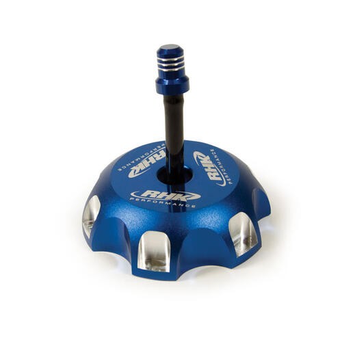 RHK Honda Blue Alloy Tank Cap CR 85-125-250/XR 50-70-110 ALL