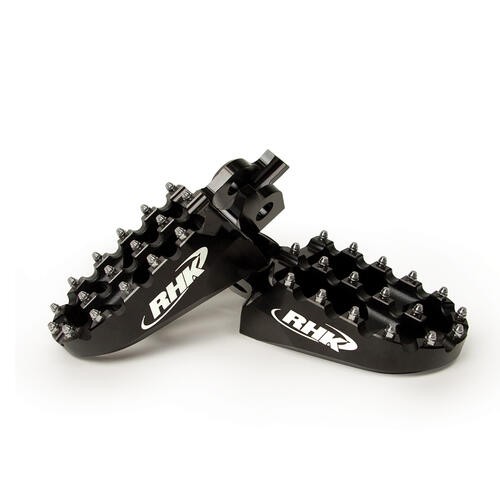 RHK Honda Black Pursuit Footpegs CR 125-250 2002-2010