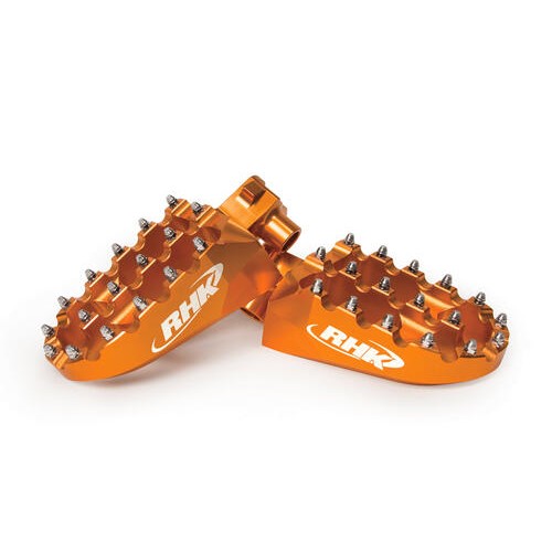 RHK Husaberg Orange Pursuit Footpegs FE-TE (All) 2002-2014