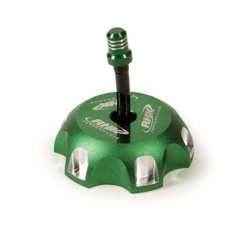 RHK Kawasaki Green Alloy Tank Cap KX 65 1996-2016