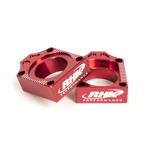 RHK Honda (CR 125-250 2002-2010) Red Axle Blocks