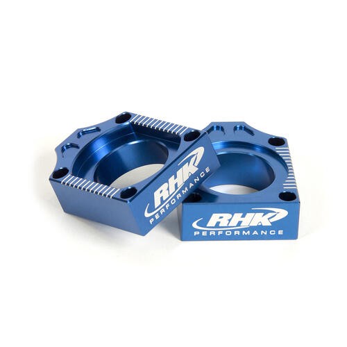 RHK Kawasaki (KX 125-250 2004-2012) Blue Axle Blocks