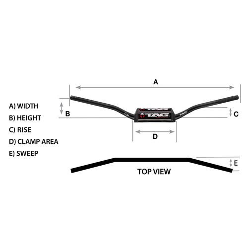 TAG Green T2 Tapered Handlebar