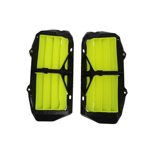 Rtech KTM Neon Yellow Oversized Radiator Louvres 350 EXC-F 2020 SIX DAYS