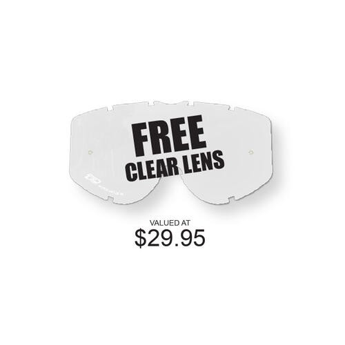 Progrip Menace 3404 Black Goggles