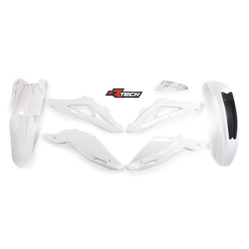 Rtech Husqvarna White Plastic Kit TE 450 2008-2010