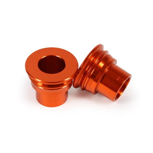 RHK KTM Orange Axle Spacers Front EXC-EXC-F 250-300-350-450-500 2003-2015