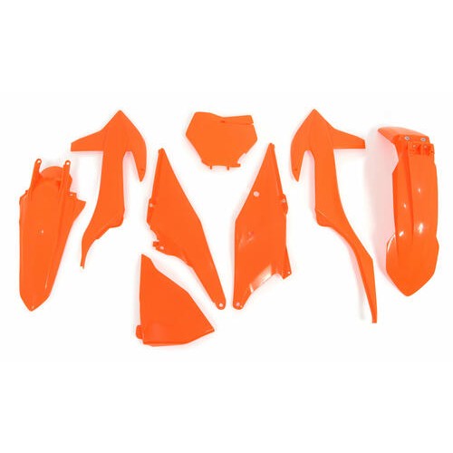 Rtech KTM Orange Plastic Kit SX 250 2019-2020 (with Left Airbox Cover)