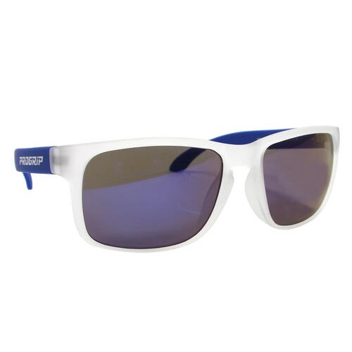 Progrip White / Blue Sunglasses with Anti UV & Multilayered Lens