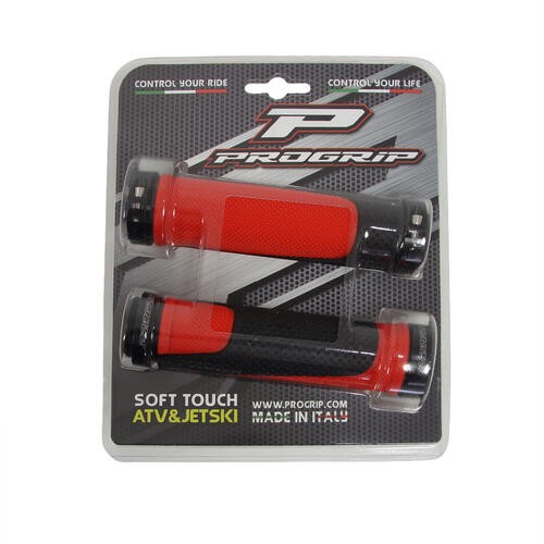 Progrip Lock On PWC Jetski / ATV Red/Black Dual Density A997 Grips