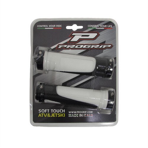Progrip Lock On PWC Jetski / ATV White/Black Dual Density A997 Grips