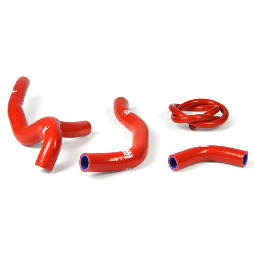 Samco Sport Honda Red Off Road Radiator Hose Kit - CRF 450 R 2005-2008