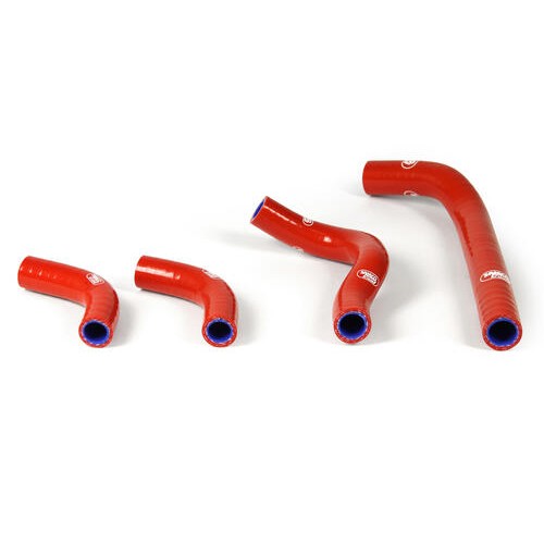 Samco Sport Honda Red Off Road Radiator Hose Kit - CRF 250 R (MX MODEL) 2003-2009