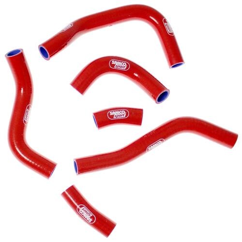 Samco Sport Honda Red Off Road Radiator Hose Kit - CRF 450 R OEM Design 2013-2014