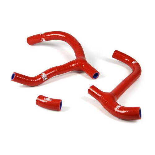 Samco Sport Honda Red Off Road Radiator Hose Kit - CRF 450 R 'Y' Piece Race Design 2009-2012