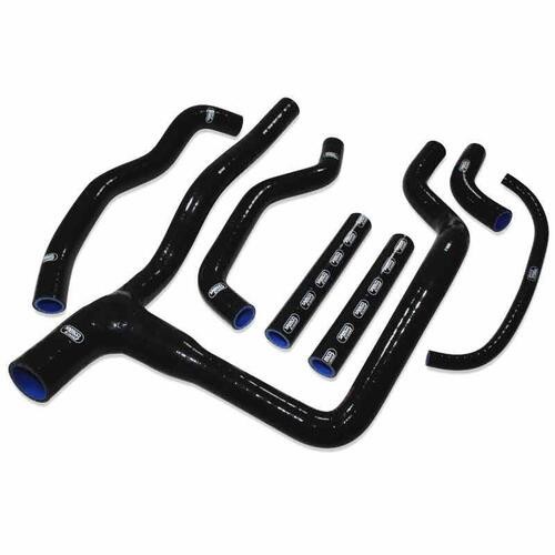 Samco Sport Honda Black Off Road Radiator Hose Kit - Africa Twin XRV750 RD07 1993-2000
