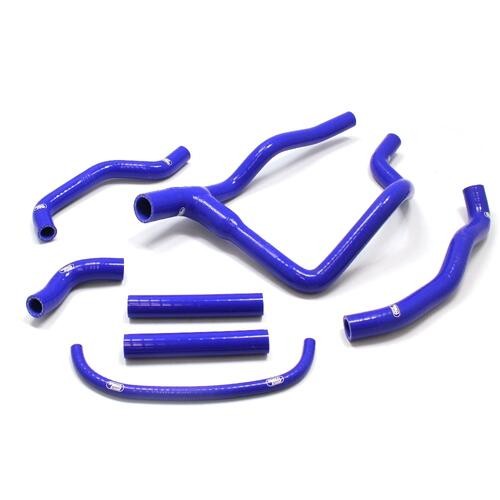 Samco Sport Honda Blue Off Road Radiator Hose Kit - Africa Twin XRV750 RD07 1993-2000