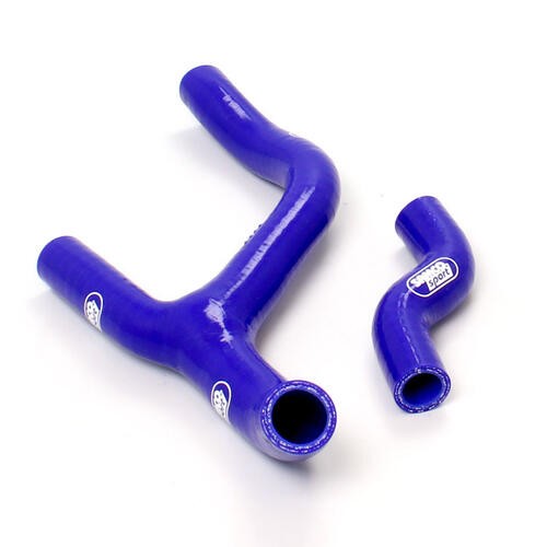 Samco Sport Husqvarna Blue Off Road Radiator Hose Kit - FC 250 *** 'Y' Piece Race Design 2014-2015