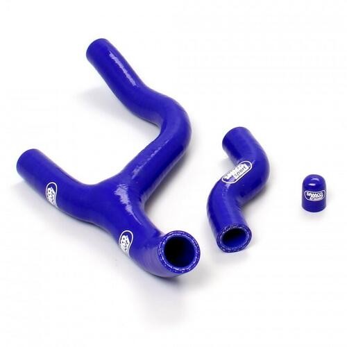 Samco Sport Husqvarna Blue Off Road Radiator Hose Kit - FE 350 Thermostat Bypass 2014-2016