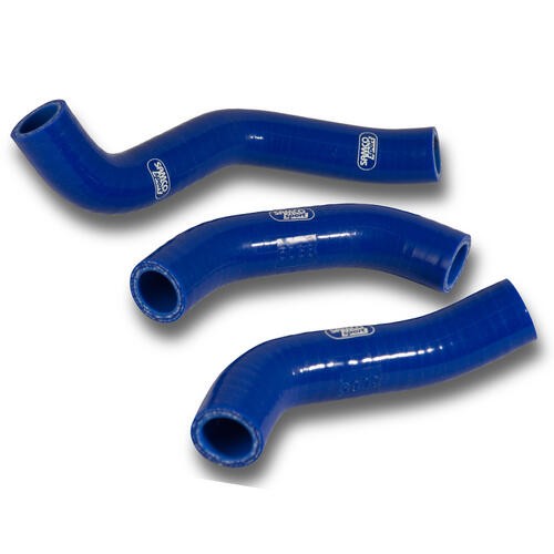 Samco Sport Husqvarna Blue Off Road Radiator Hose Kit - FE 450 Thermostat Bypass 2017-2019