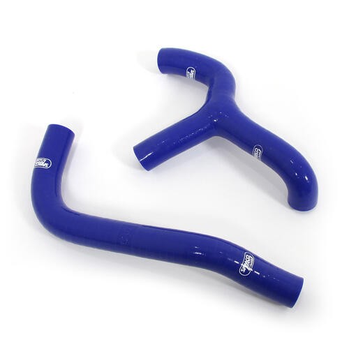 Samco Sport Husqvarna Blue Off Road Radiator Hose Kit - TC 65 'Y' Piece Race Design 2017-2019