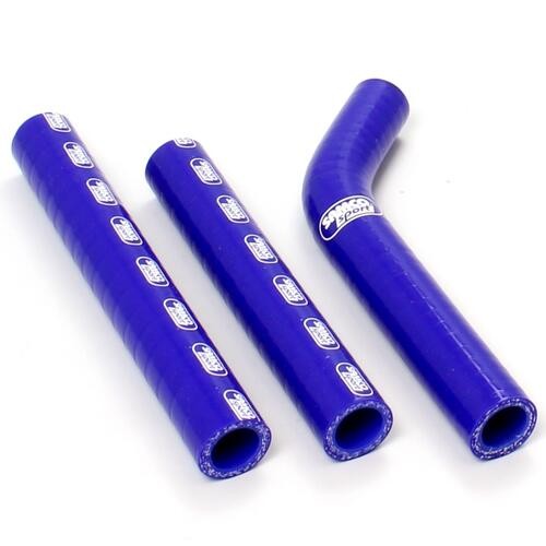 Samco Sport Husqvarna Blue Off Road Radiator Hose Kit - TE 125 Thermostat Bypass 2014-2016