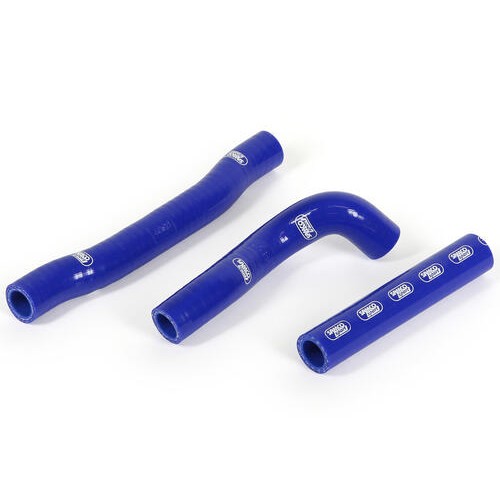 Samco Sport Husqvarna Blue Off Road Radiator Hose Kit - TX 125 Thermostat Bypass 2017-2019