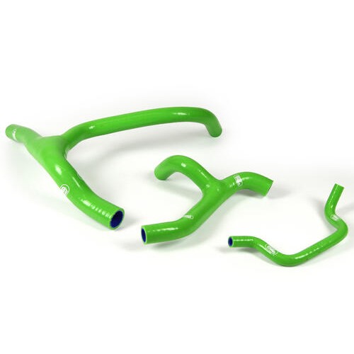 Samco Sport Kawasaki Green Off Road Radiator Hose Kit - KX 450 F 'Y' Piece Race Design 2012-2015