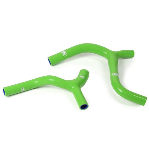 Samco Sport Kawasaki Green Off Road Radiator Hose Kit - KX 450 F 'Y' Piece Race Design 2016-2018