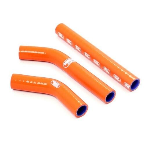 Samco Sport KTM Orange Off Road Radiator Hose Kit - 300 EXC Thermostat Bypass 2008-2011