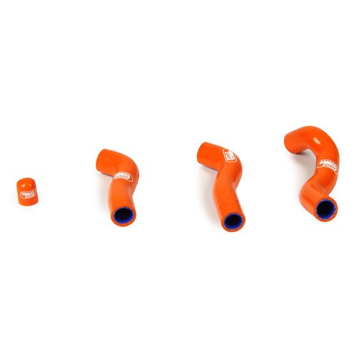 Samco Sport KTM Orange Off Road Radiator Hose Kit - 250 EXC-F Thermostat Bypass 2012-2013
