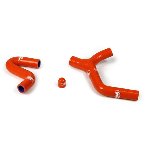 Samco Sport KTM Orange Off Road Radiator Hose Kit - 530 EXC F Thermostat Bypass 2008-2011